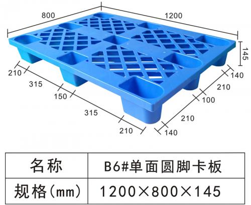 B6#Single circular foot board